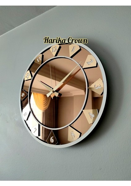 Gerçek Aynalı Dekoratif Duvar Saati (40- 50 Cm) fiyatları