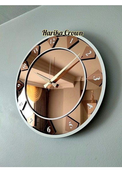 Gerçek Aynalı Dekoratif Duvar Saati (40- 50 Cm) fiyatları