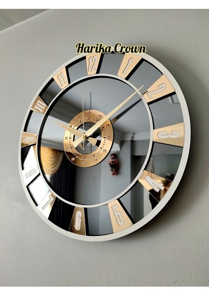 Gerçek Aynalı Dekoratif Duvar Saati (40- 50 Cm) fiyatları