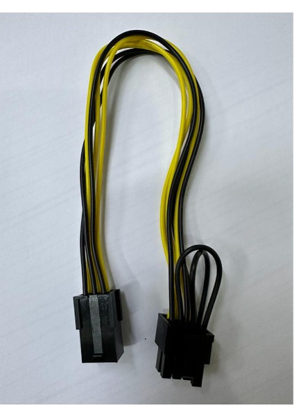 30 cm 6 Pin Uzatma Kablosu 30 cm 6 Pin 8 Pin Çevirici Kablo 30 cm 6 Pin 6+2 Pin Ekran Kartı Uzatma Kablosu