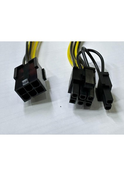 30 cm 6 Pin Uzatma Kablosu 30 cm 6 Pin 8 Pin Çevirici Kablo 30 cm 6 Pin 6+2 Pin Ekran Kartı Uzatma Kablosu