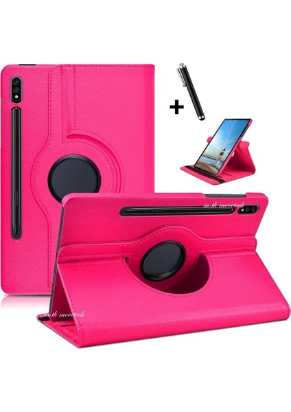 Case Logic Samsung Galaxy Tab S9 Fe Plus SM-X610 Kılıf 360 Dönebilen Stand Tam Koruma Akıllı Kapak + Dokunmatik Kalem