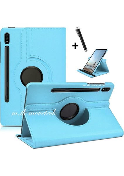 Case Logic Samsung Galaxy S9 Plus 12.4 Inç SM-X810 Tablet Kılıfı 360 Dönebilen Stand Tam Koruma Akıllı Kapak + Dokunmatik Kalem