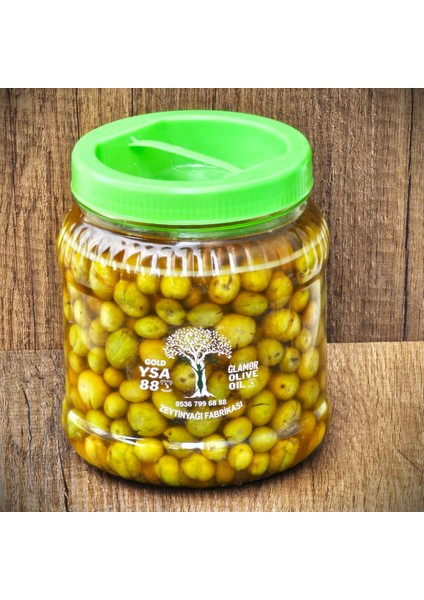 Halhalı Kırma Yeşil Zeytin 1 kg