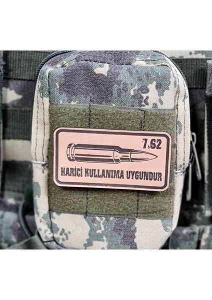 7,62 Harici Kullanıma Uygundur Deri Peç  -Arma - Leather Patch