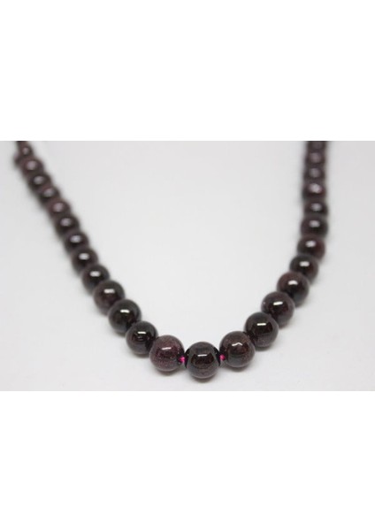 Lal (Granat) (Garnet) Taşı Yarım Dizi 7mm (18CM Uzunluğundadır) fiyatları