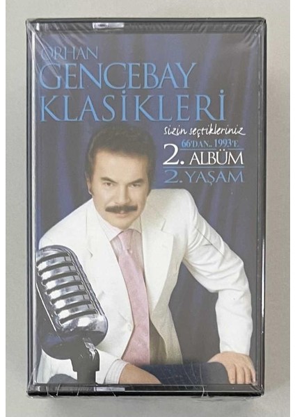 Orhan Gencebay Klasikleri 2.albüm 2 Kaset Jelatininde Sıfır (Orjinal Dönem Baskı)