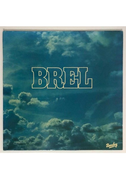 Jacques Brel Brel Lp Plak (Orjinal 1977 Alman Baskı)