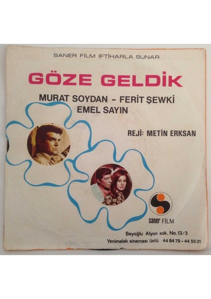 Erol Büyükburç Avare Aşık - Göze Geldik 45 Lik Plak (Orjinal Dönem Baskı)