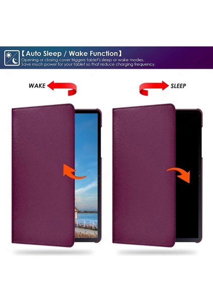 Samsung Galaxy Tab S9 Fe /S10 Fe / S10 Lite 10.9 Inç Kılıf 360 Dönebilen Stand Tam Koruma Akıllı Kapak + Dokunmatik Kalem modelleri