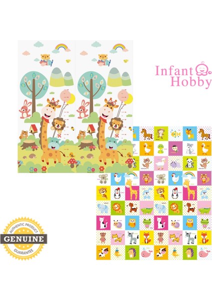 Infant Hobby Giraffe Katlanabilir Köpük Oyun Matı 180 x 200 x 1,5 cm