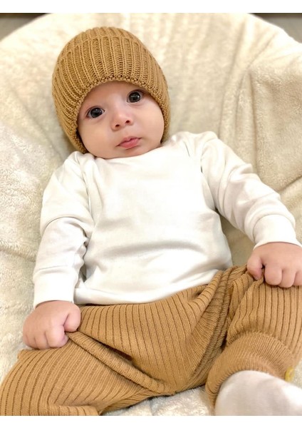 Unisex Bisiklet Yaka Omuz Çıtçıt Detaylı %100 Pamuk Bebe&çocuk Mevsimlik Body