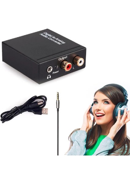 Dijital To Analog 3.5mm Optik Ses Tos Çevirici fırsatları