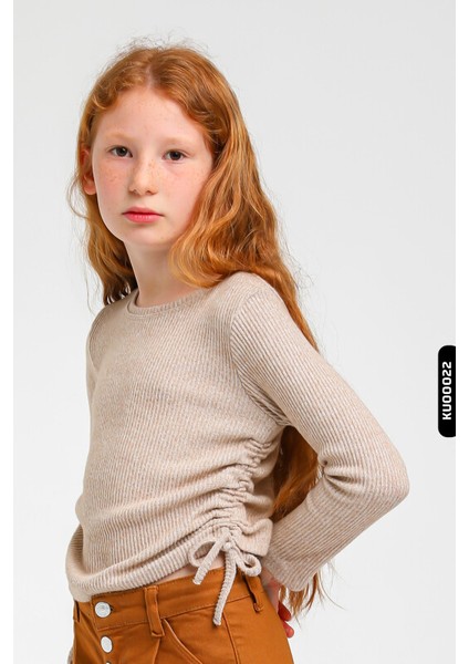 Kız Çocuk Sweatshirt 5-14 Yaş 35618