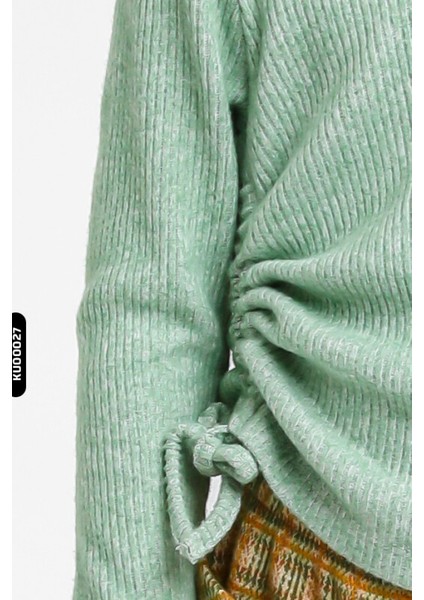 Uzun Kollu Bisiklet Yaka Kız Çocuk Sweatshirt 1-5 Yaş 35619