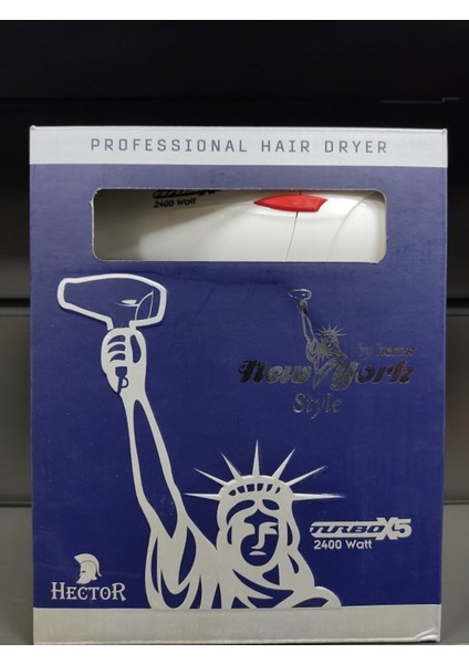 Newyork Style Profesyonel Saç Kurutma ve Fön Makinesi Beyaz Renk 2400 WATT,,BİGÜZELLİK0611