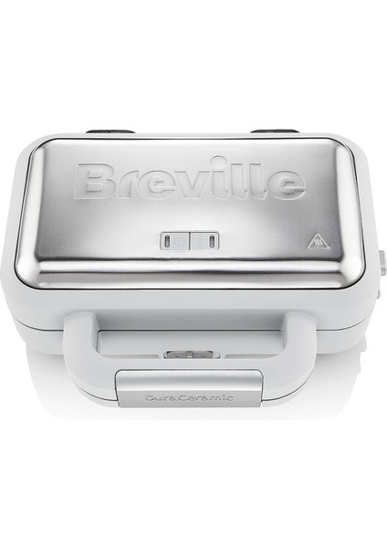 VST070X Duraceramic Tost Makinesi, 850 Watt, Paslanmaz Çelik, Beyaz