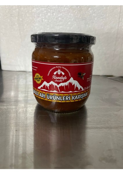 Çiçek Ballı Arı Ürünleri Karışımı 500 gr (Bal, Polen, Perga, Propolis)