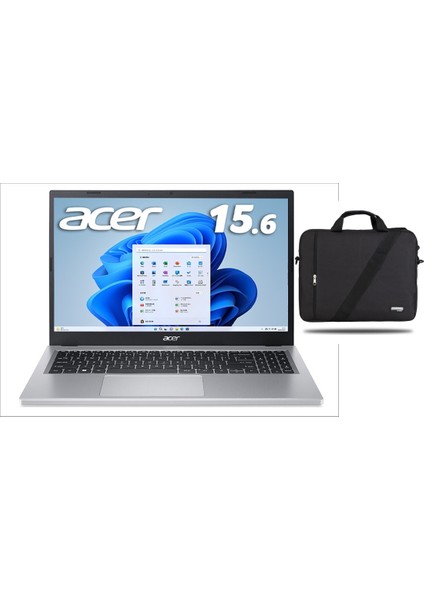 A315-510 I3-N305 4gb Ram 128GB SSD Fhd 15.6" W11H Laptop NX.KDHEY.002-CSR Çanta Hediyeli