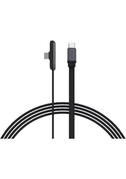 C133TT 60W 2 Type-C To Type-C 90 Derecelik Hasir Ultra Hızlı Şarj & Data Kablosu