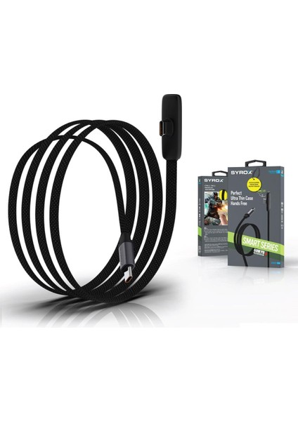 C133TT 60W 2 Type-C To Type-C 90 Derecelik Hasir Ultra Hızlı Şarj & Data Kablosu modelleri