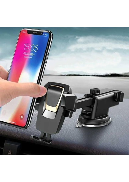 Araç Içi Telefon Tutucu Vakumlu Araba Telefon Tutacağı 360° Açılı modelleri