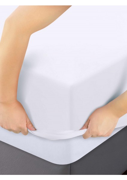 Pamuklu Lastikli Çarşaf Takımı Tek Kişilik Çift Kişilik Battal Boy 57 Tel Kumaş Ebatlı Beyaz-Renkli modelleri