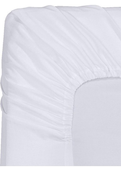 Pamuklu Lastikli Çarşaf Takımı Tek Kişilik Çift Kişilik Battal Boy 57 Tel Kumaş Ebatlı Beyaz-Renkli fırsatları