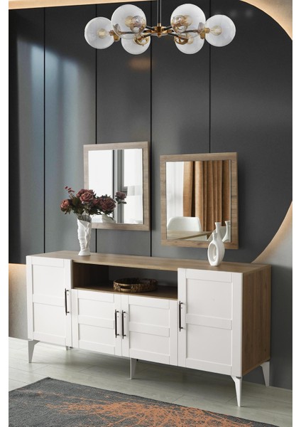 Modern Çakıl Mdf Aynasız Konsol 160X43X84CM