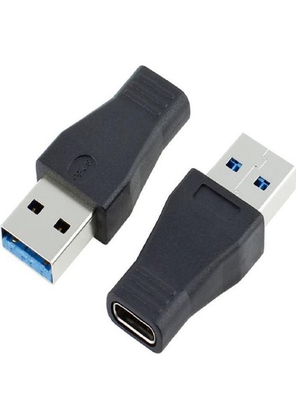 Type-C Dişi to USB Erkek Adaptör 🔄 USB 3.0 Hızlı Veri Transferi – OTG Dönüştürücü