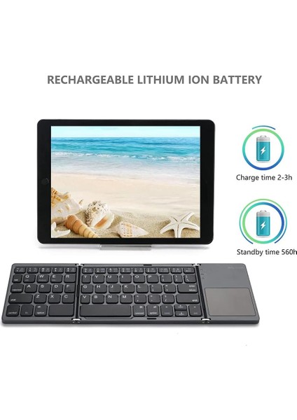 Klavyeli Irishom Katlanabilir Kablosuz Klavye, Çanta Boyutunda Katlanabilir Klavye modelleri