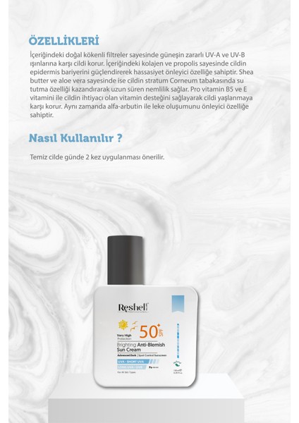 Lekeli Ciltlere Özel Yüksek Korumalı Yüz Güneş Kremi Spf 50