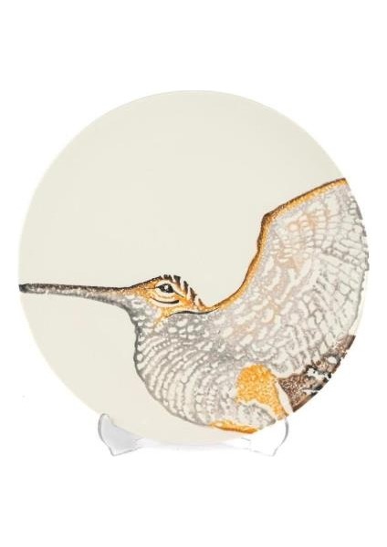 Amorf Turuncu Seramik Tabak 22CM