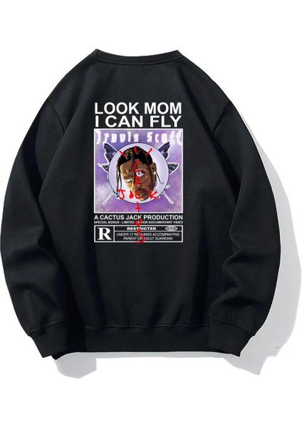 Brz Collection Oversize Look Mom I Can Fly Cactus Jack Sweatshirt