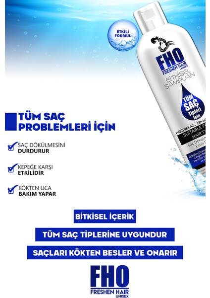 Freshen Hair +1 Adet Saç Bakım Serumu + 1 Adet Bitkisel Şampuan Fırsat Seti