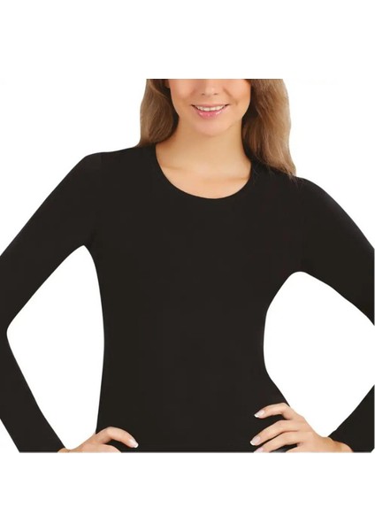 Kadın Uzun Kollu Siyah Body fiyatları