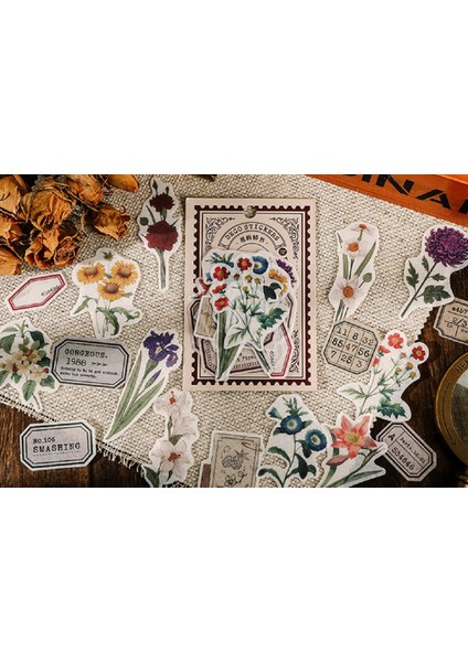 20 Adet Scrapbook Vintage Sticker Set, Scrapbooking fırsatları