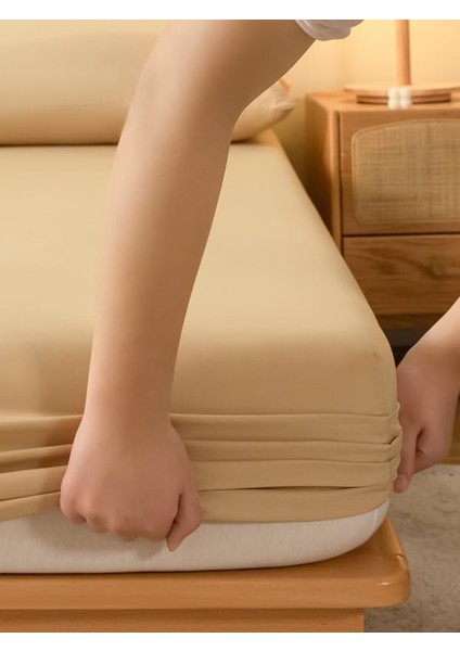 Pamuklu Lastikli Çarşaf Takımı Tek Kişilik Çift Kişilik Battal Boy 57 Tel Kumaş Ebatlı Beyaz-Renkli modelleri