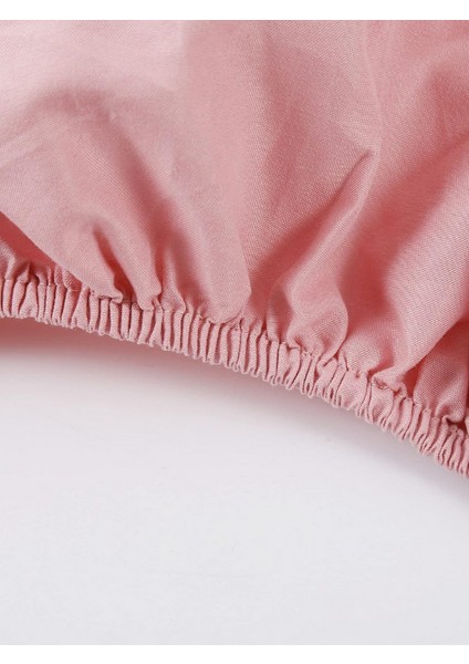 Pamuklu Lastikli Çarşaf Takımı Tek Kişilik Çift Kişilik Battal Boy 57 Tel Kumaş Ebatlı Beyaz-Renkli fırsatları