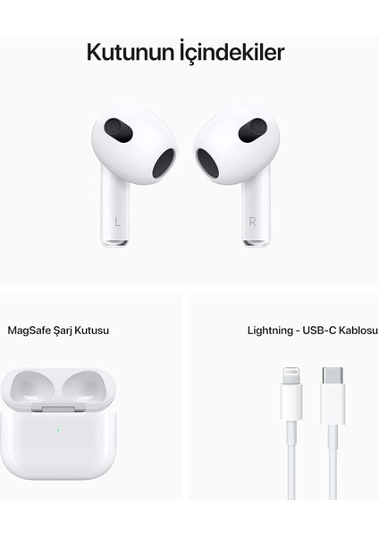 Airpds (3. Nesil) ve Magsafe Şarj Kutusu ​​​​​​​tüm Sensörler Aktiftir