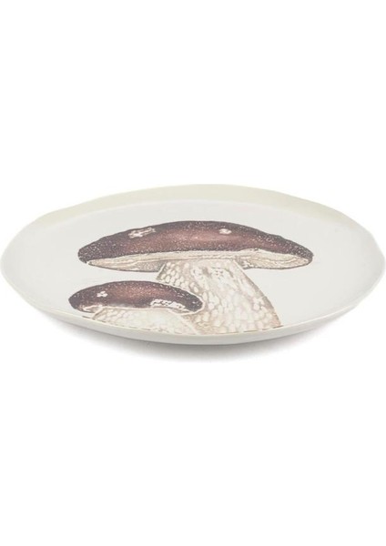 Amorf Kahve Seramik Tabak 29CM
