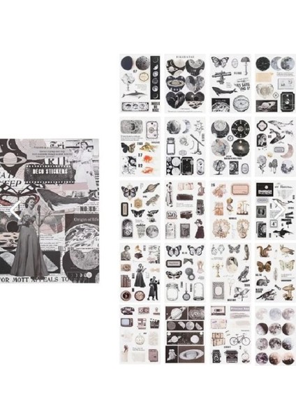 20 Sayfa Scrapbook Vintage Sticker Kitabı, Scrapbooking -2 fiyatları