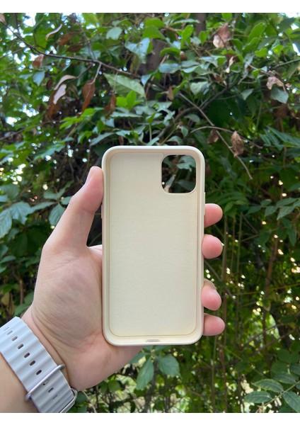 Meri Case Apple iPhone 11 Uyumlu Logolu Içi Kadife Lansman Kılıf Arka Kapak