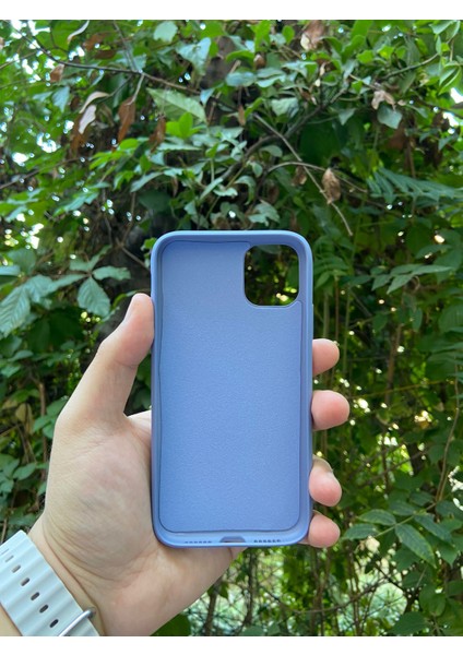 Meri Case Apple iPhone 11 Uyumlu Logolu Içi Kadife Lansman Kılıf Arka Kapak