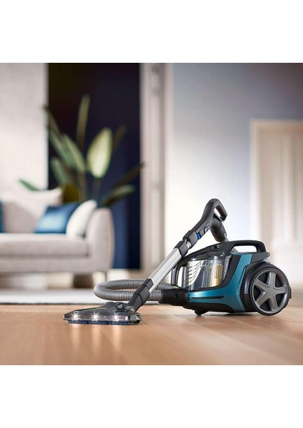 Ultra LED Başlıklı Premium Toz Torbasız Süpürge Power Max Sensör Otomatik Açılma/kapanma,gelişmiş Teknolojili, Hepa 13 Alerjik Filtreli