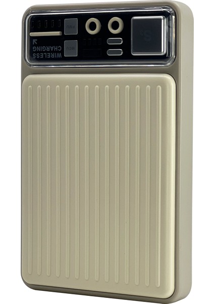 Kablosuz Wireless Magsafe 10.000 Mah Power Bank For iphone 13-14-15/PRO/MAX(15W|4 Çıkış|lityum-Lion)