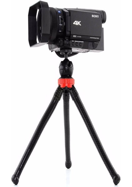 Esnek Flexible Tripod Kamera Profesyonel Telefon Tutucu 360 Derece Tripot
