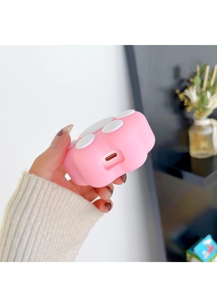 Apple Yeni Nesil Şarj Başlık ve Kablo Koruyucu Seti Pembe Kedi Pati Tasarımlı fırsatları