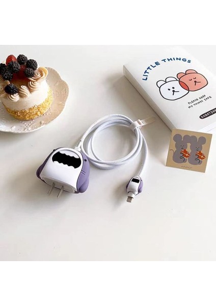 Iphone 20W Uyumlu Şarj Başlık Kablo Koruyucu ve Spiral Kablo Koruyucu 3 Lü Set Jaws fiyatları