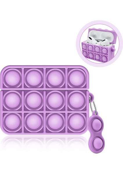 Pro Kılıf Silikon Pop It Stres Yumuşak Silikon Kulaklık Kılıfı